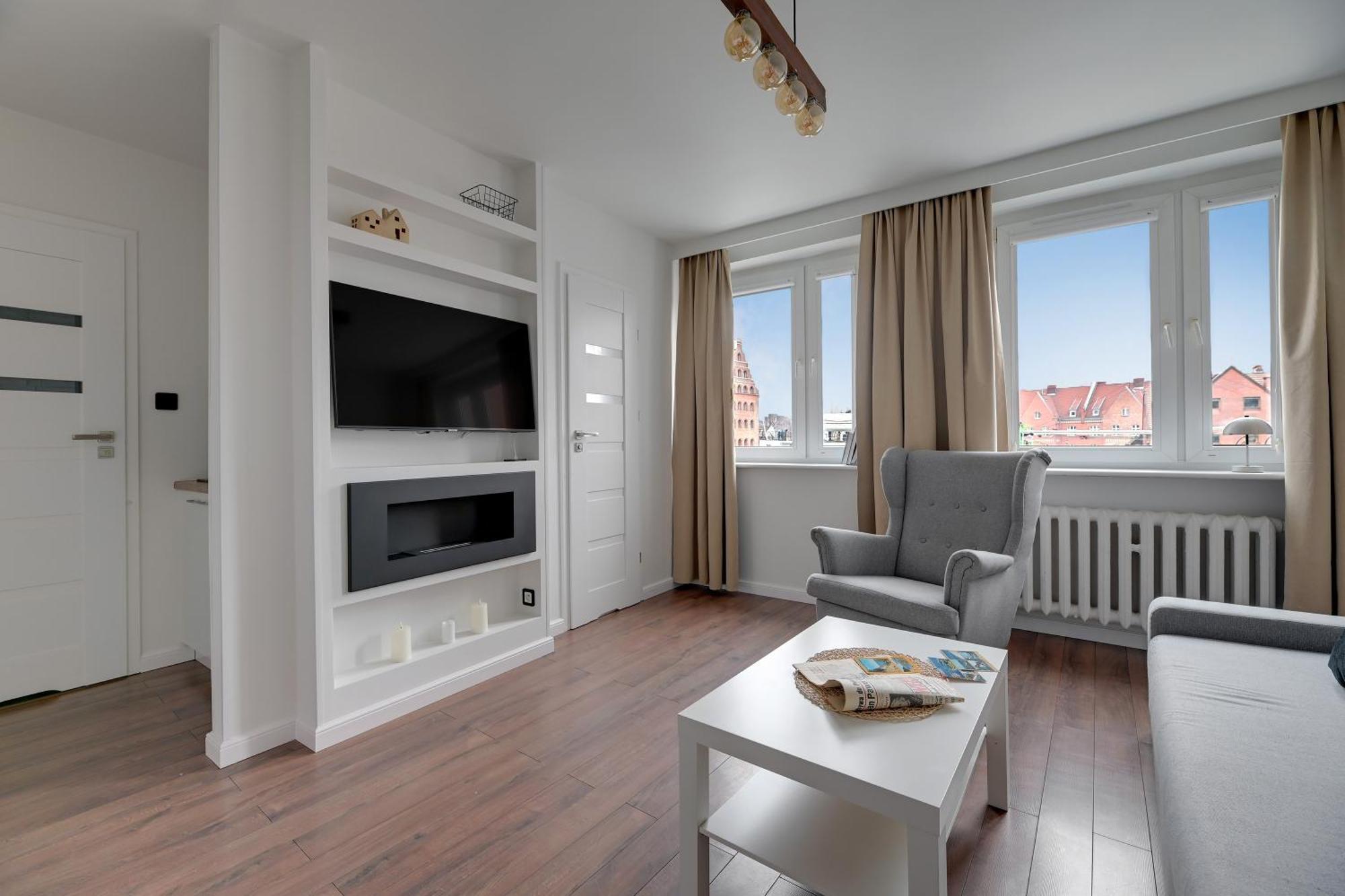 Motlawa Bulvar Residence Z Widokiem Na Rzeke Motlawa By Downtown Apartments غدانسك المظهر الخارجي الصورة